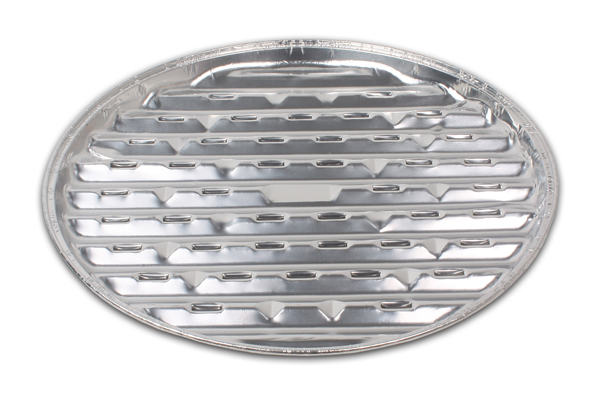 Round grill pan