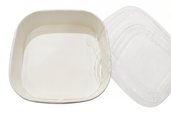 Square paper bowl
